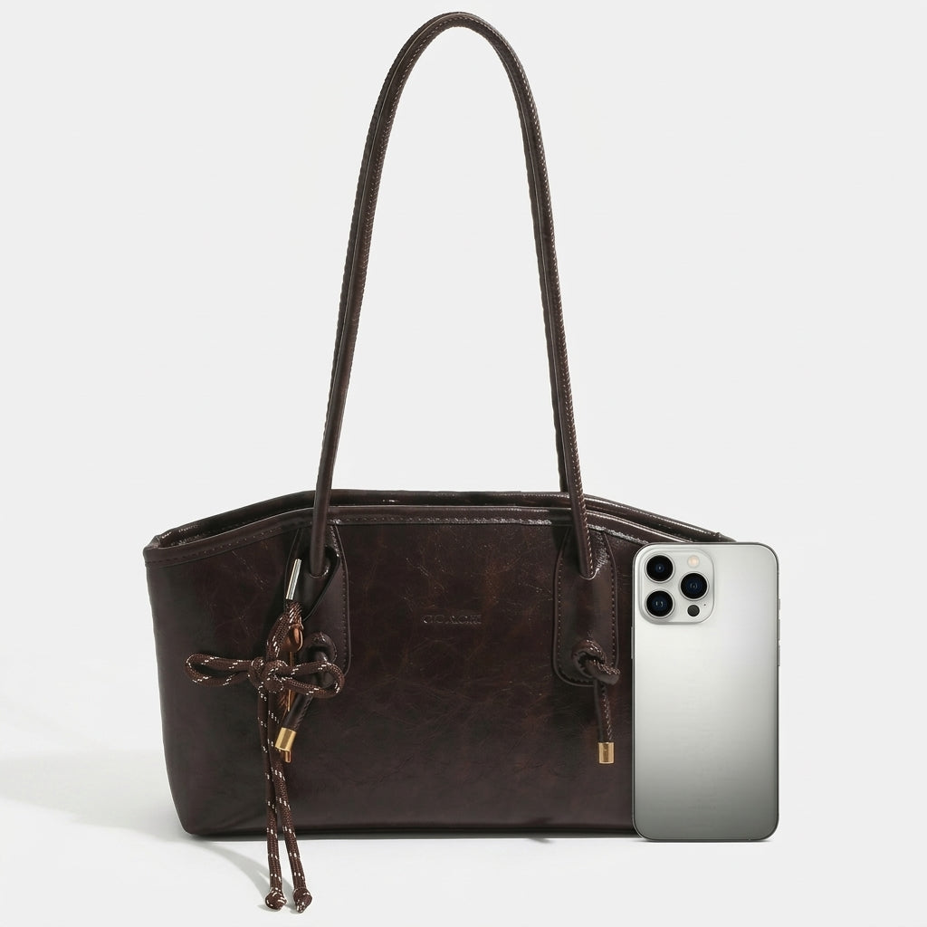 Minimalist Daily Zip Shoulder Bag