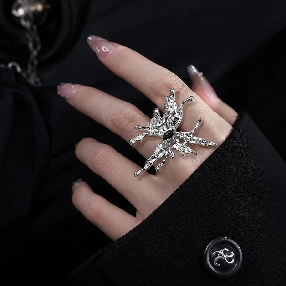 13pc Y2K Adjustable Ring Set