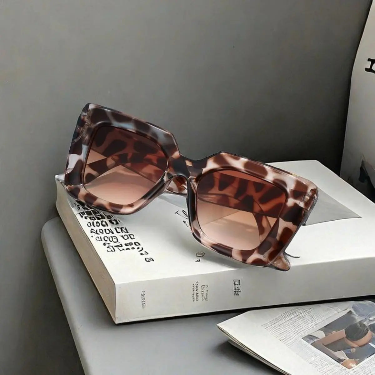 4pc Chic Square Frame UV Protection Sunglasses