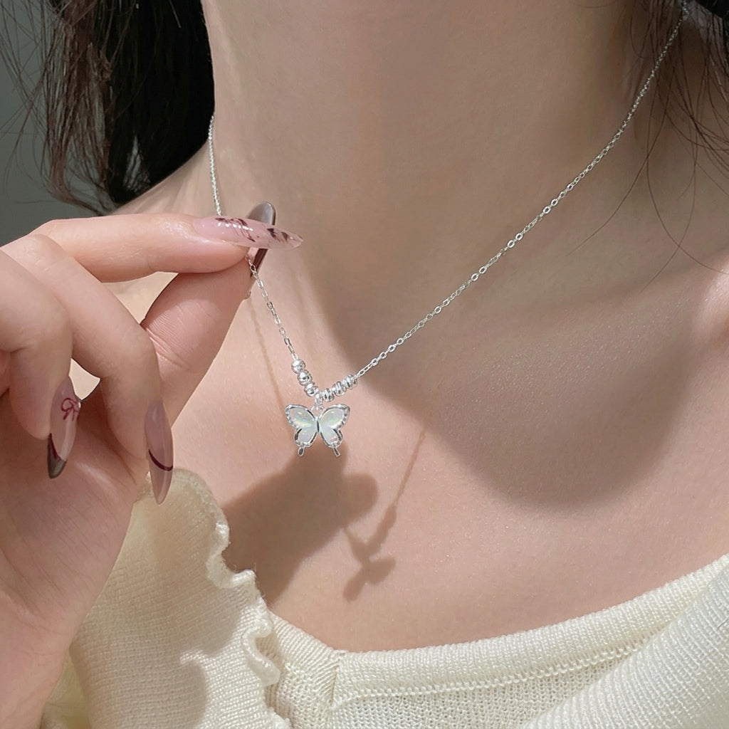 Dainty Butterfly Pendant Necklace