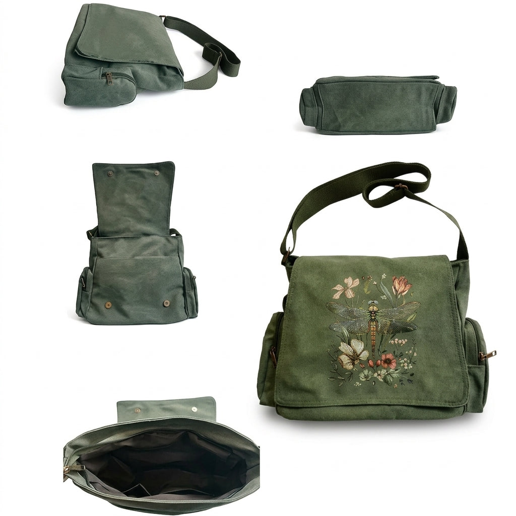 Bohemian Floral Embroidered Shoulder Bag
