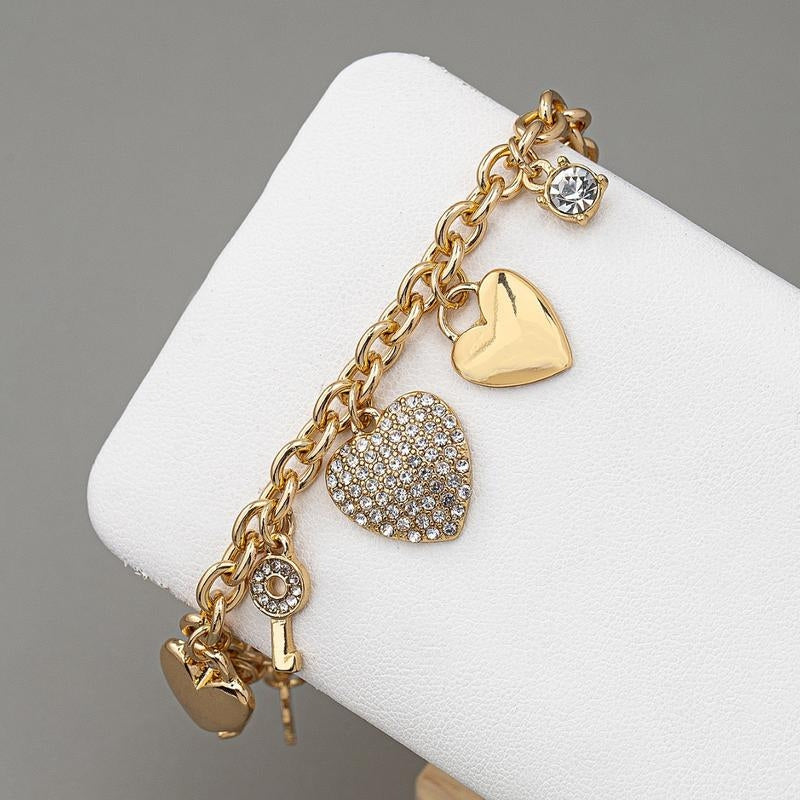 Love Locked Charm Bracelet