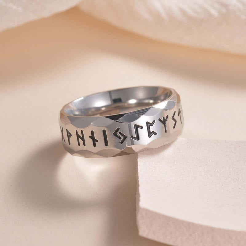 Vintage Viking Writing Ring