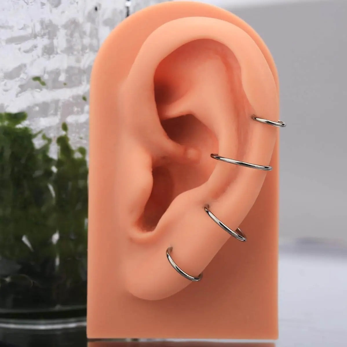 Minimalist Plain Hoop Nose Ring