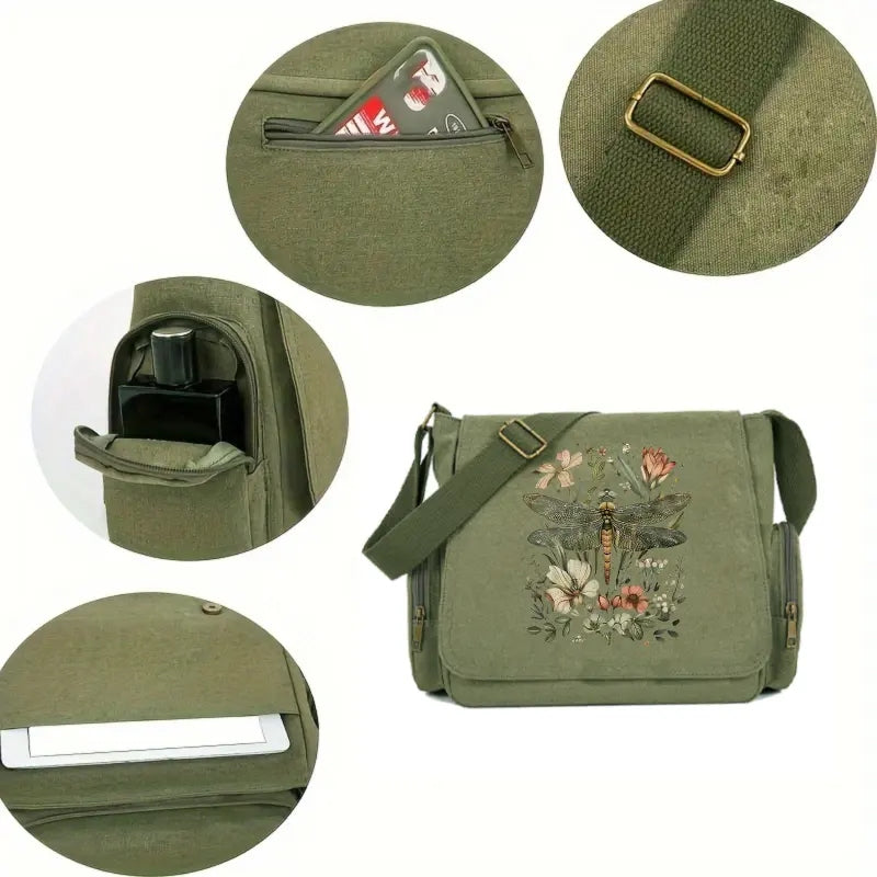 Bohemian Floral Embroidered Shoulder Bag
