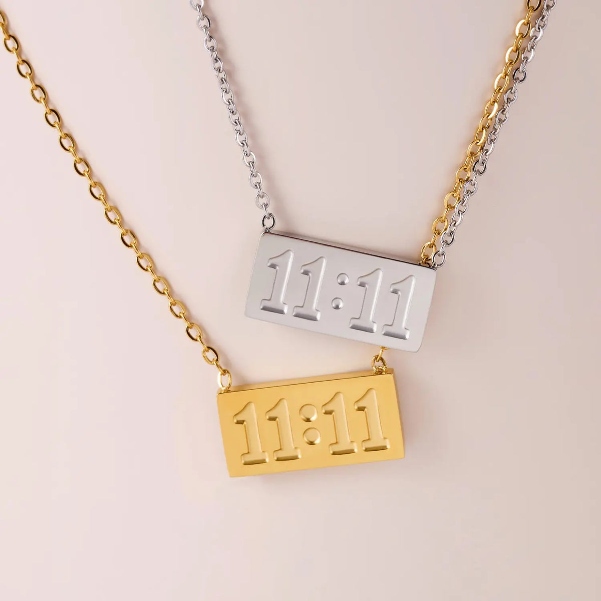 Elegant 11:11 Pendant Necklace