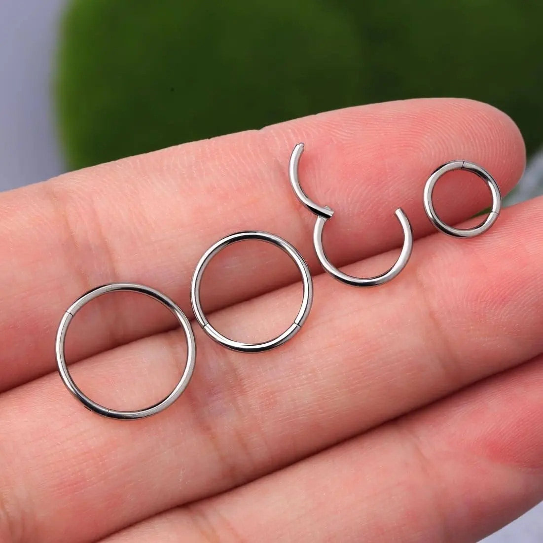 Minimalist Plain Hoop Nose Ring
