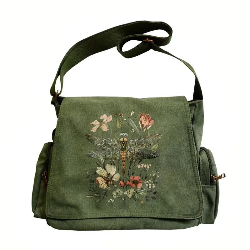 Bohemian Floral Embroidered Shoulder Bag