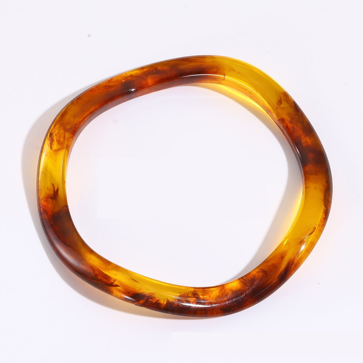 Classy Marbled Resin Bangle Set