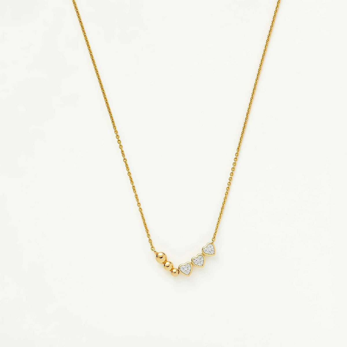 Dainty Layered Heart Y-Necklace