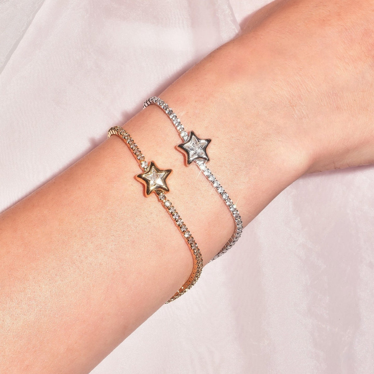 Dainty Star Tennis Bracelet