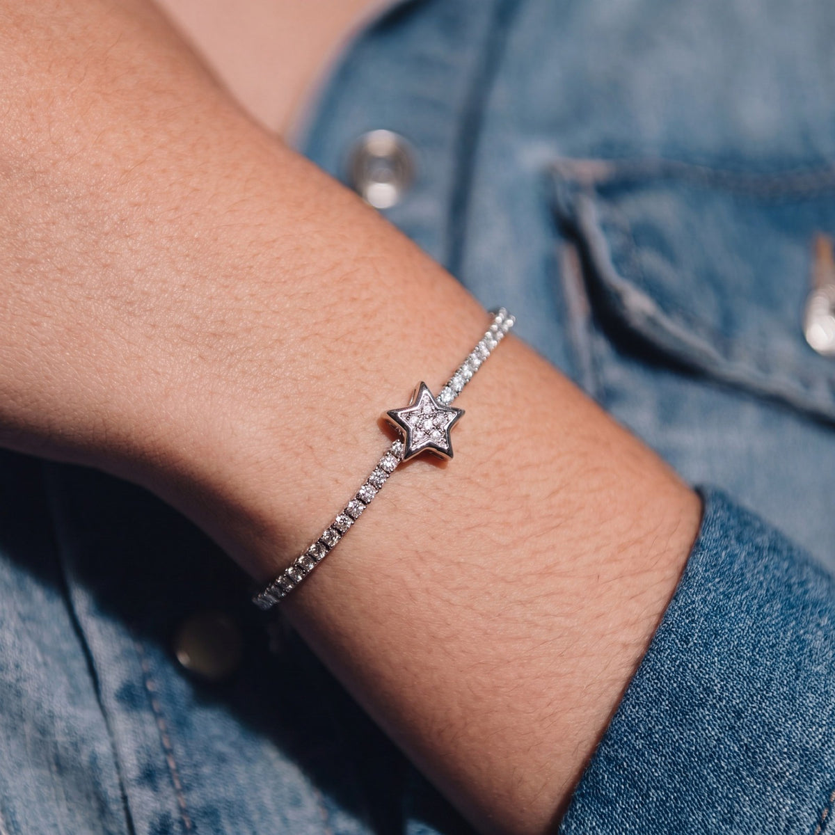 Dainty Star Tennis Bracelet