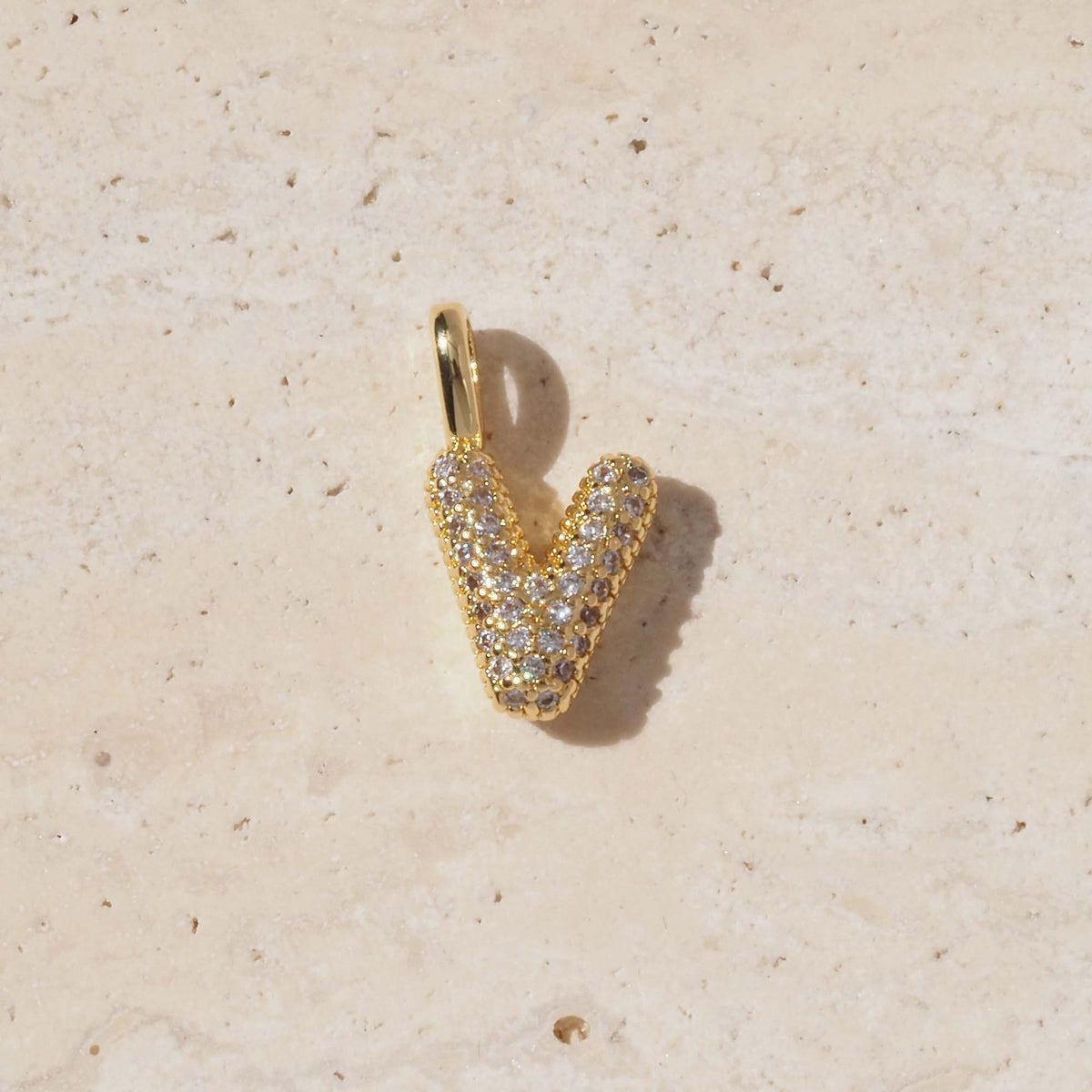 18k Dainty Heart Birthstone Initial Necklace