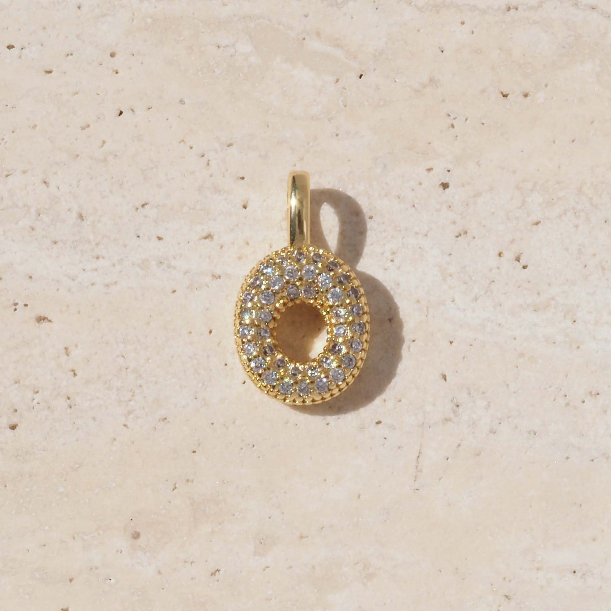 18k Dainty Heart Birthstone Initial Necklace