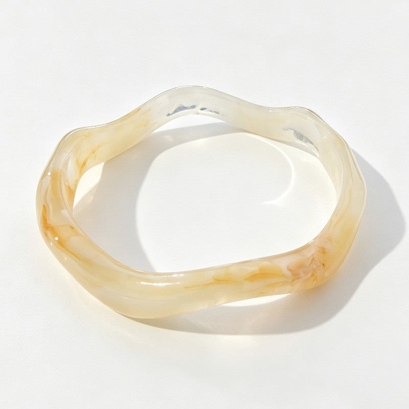Classy Multicolor Resin Bangle Set