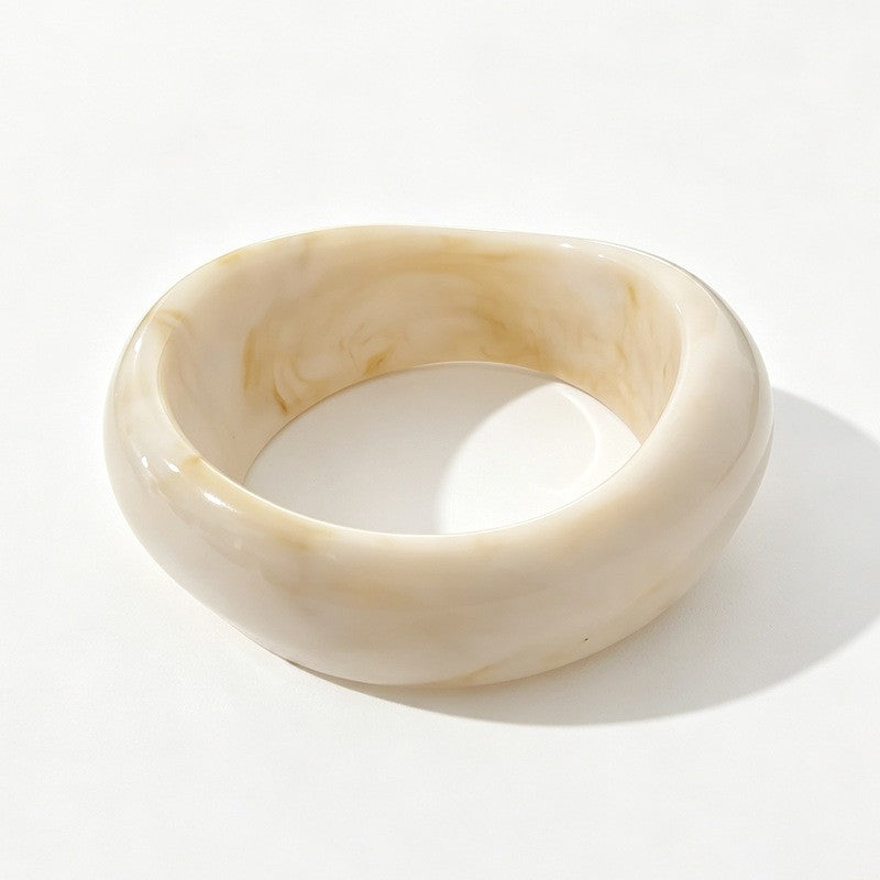 Classy Multicolor Resin Bangle Set