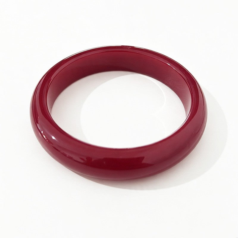 Classy Multicolor Resin Bangle Set