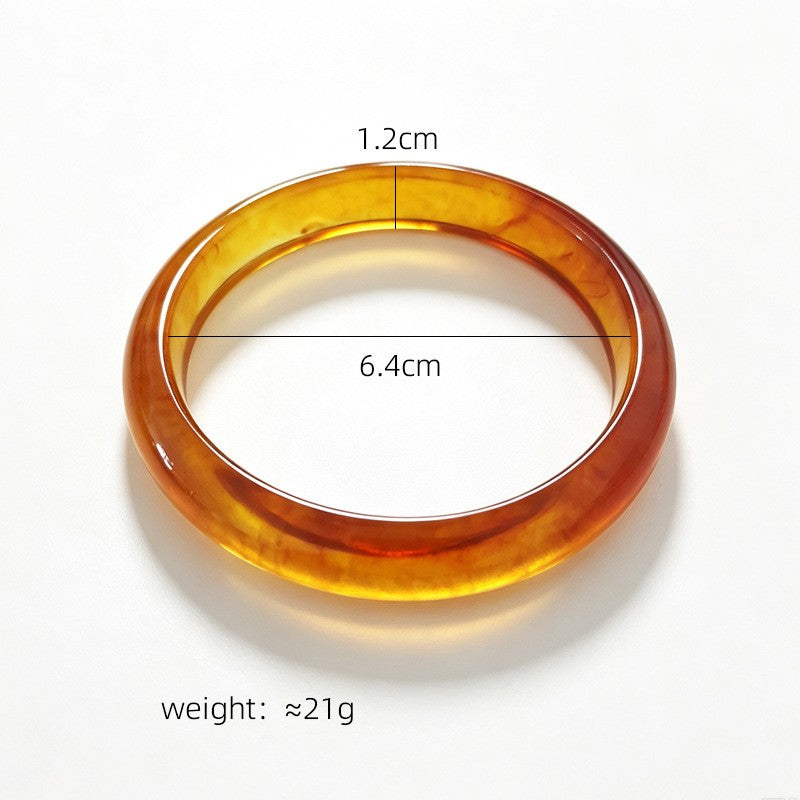 Classy Multicolor Resin Bangle Set