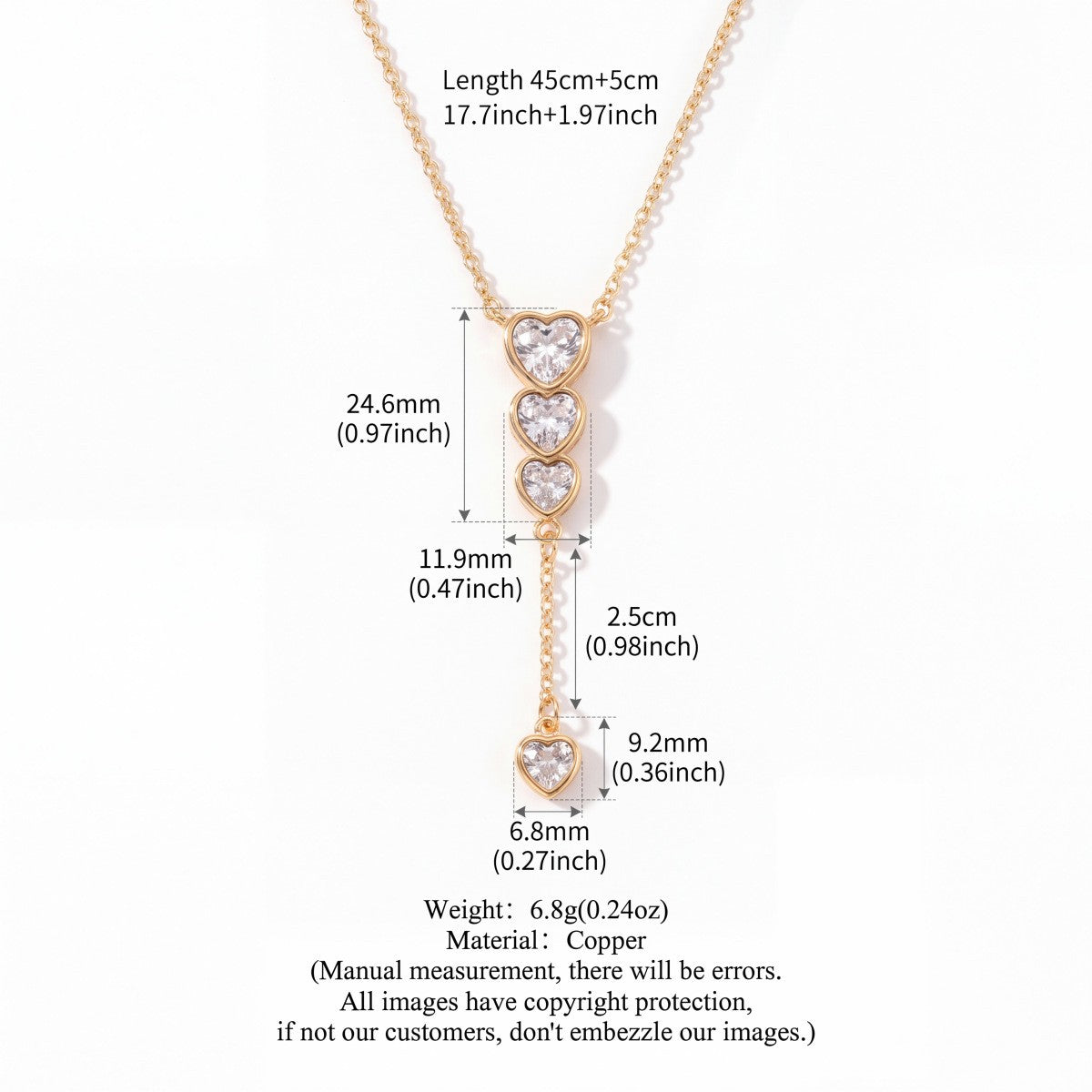 Classy Multi-Shape Zirconia Layered Necklace