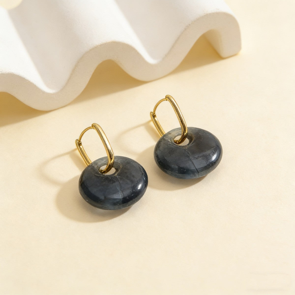 Classy Geometric Resin Drop Earrings