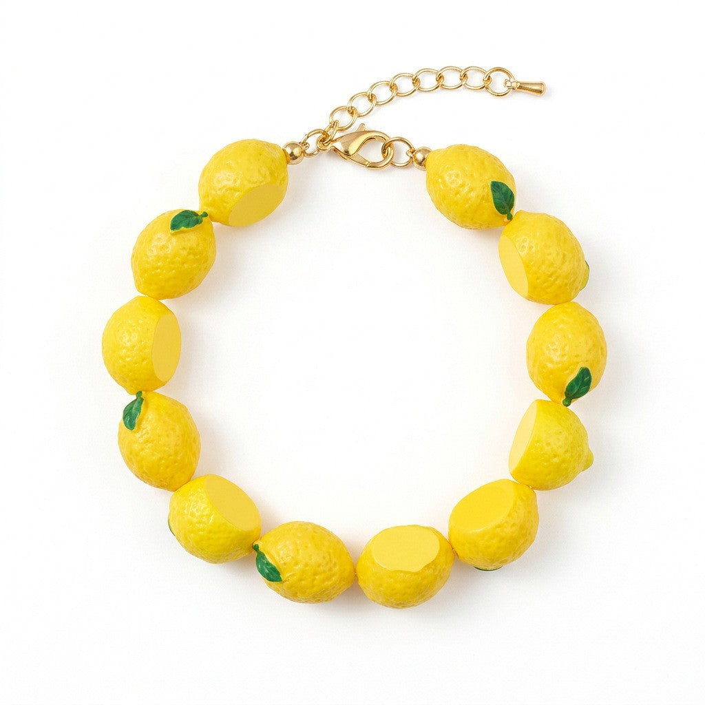 Boho Colorful Fruit Beaded Necklace