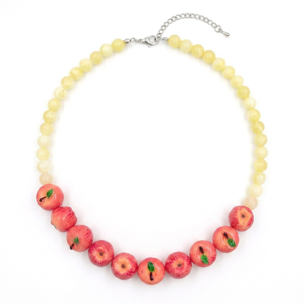 Boho Colorful Fruit Beaded Necklace