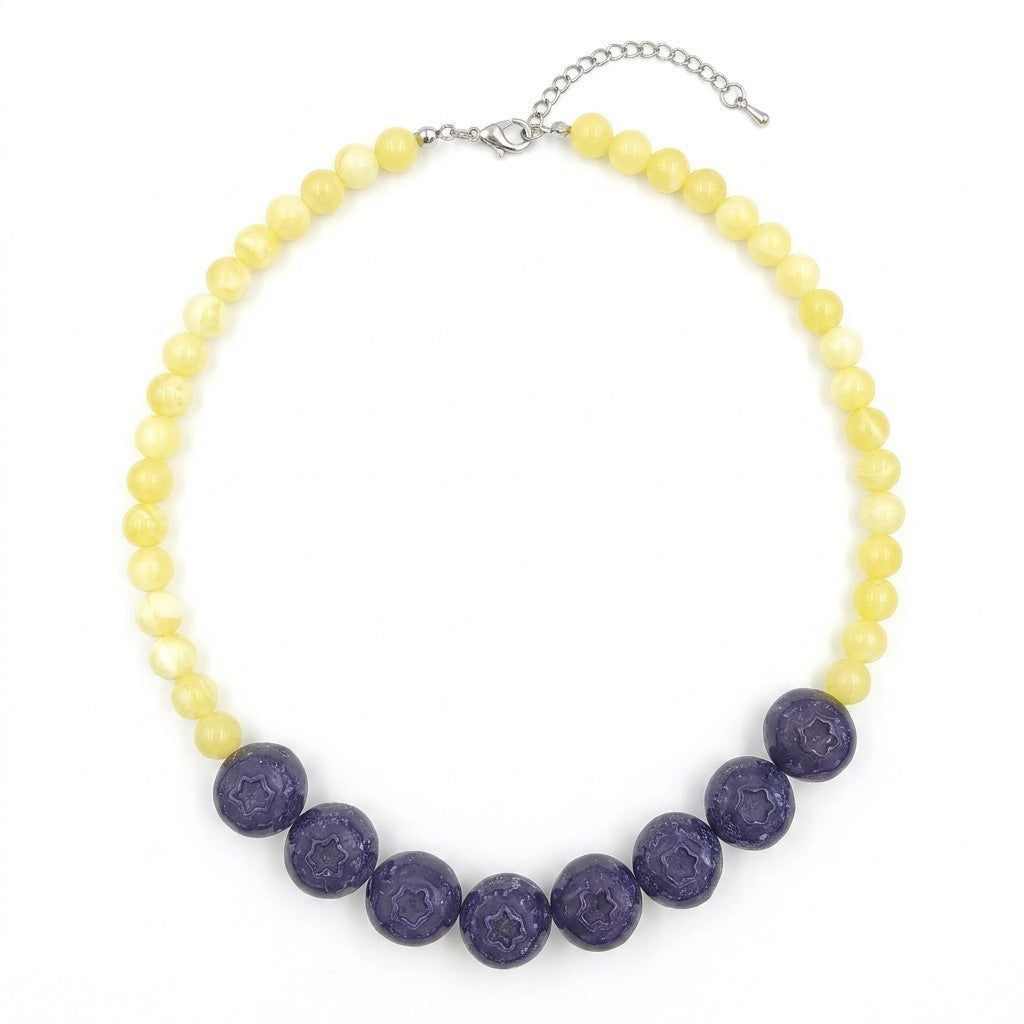 Boho Colorful Fruit Beaded Necklace