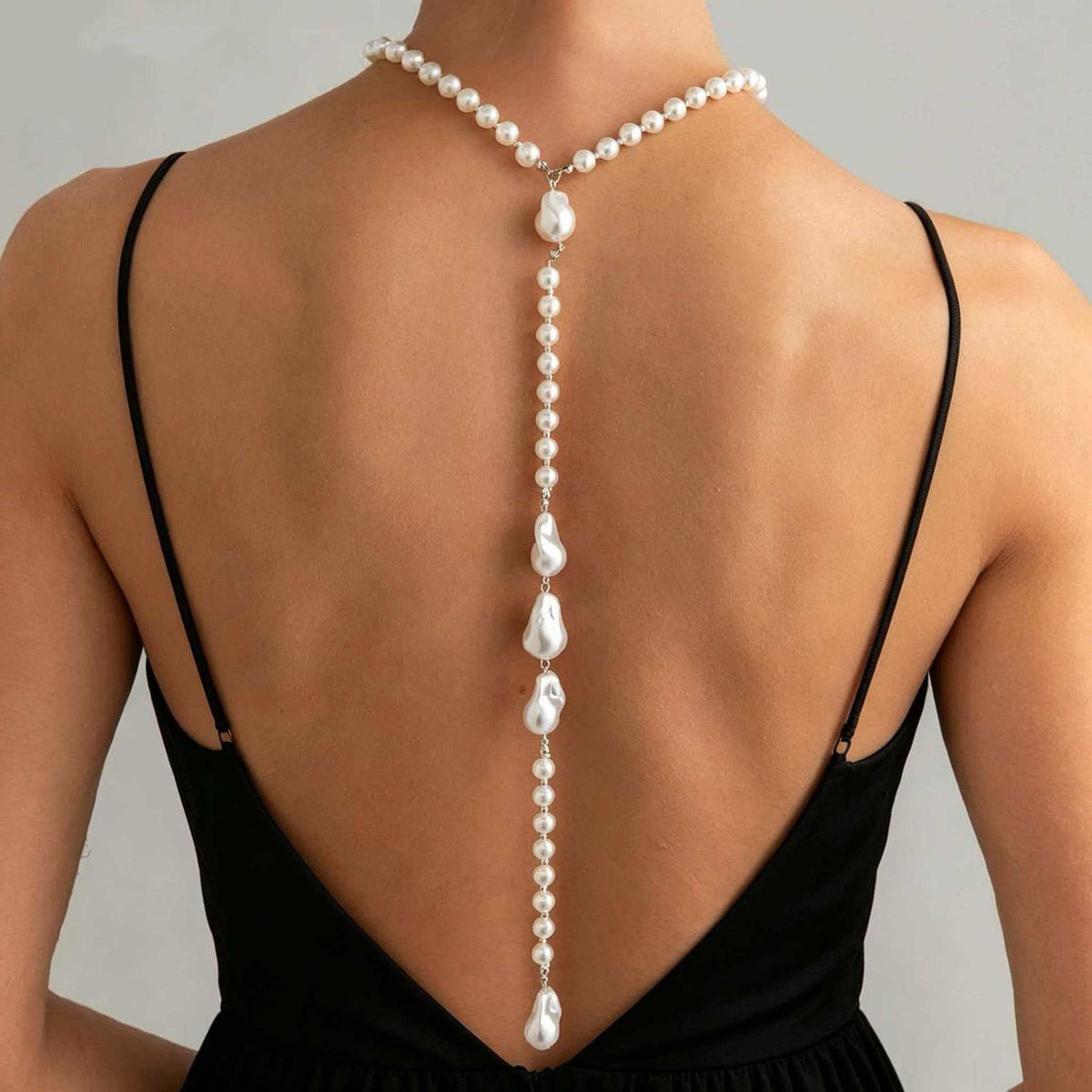 Elegant Floral Backdrop Body Chain
