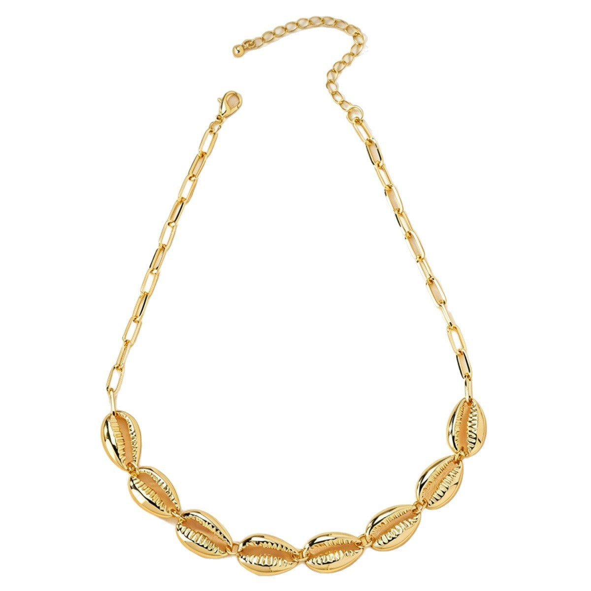 Classy Polished Cowrie Shell Necklace