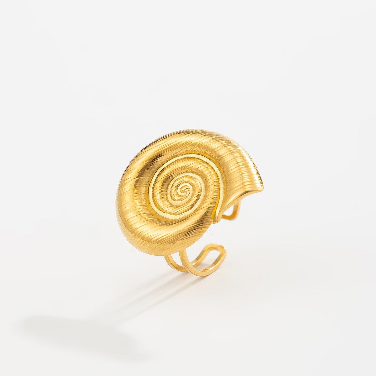 Boho Coastal Shell Starfish Ring Set