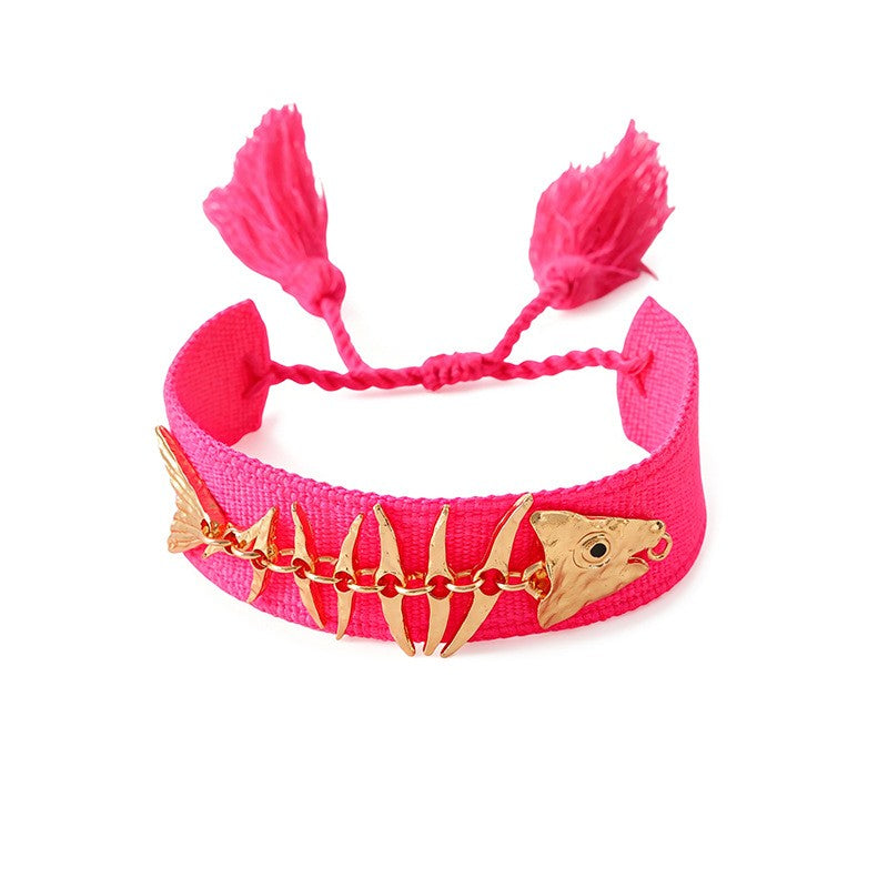 Playful Nautical Starfish & Crab Bracelet Set