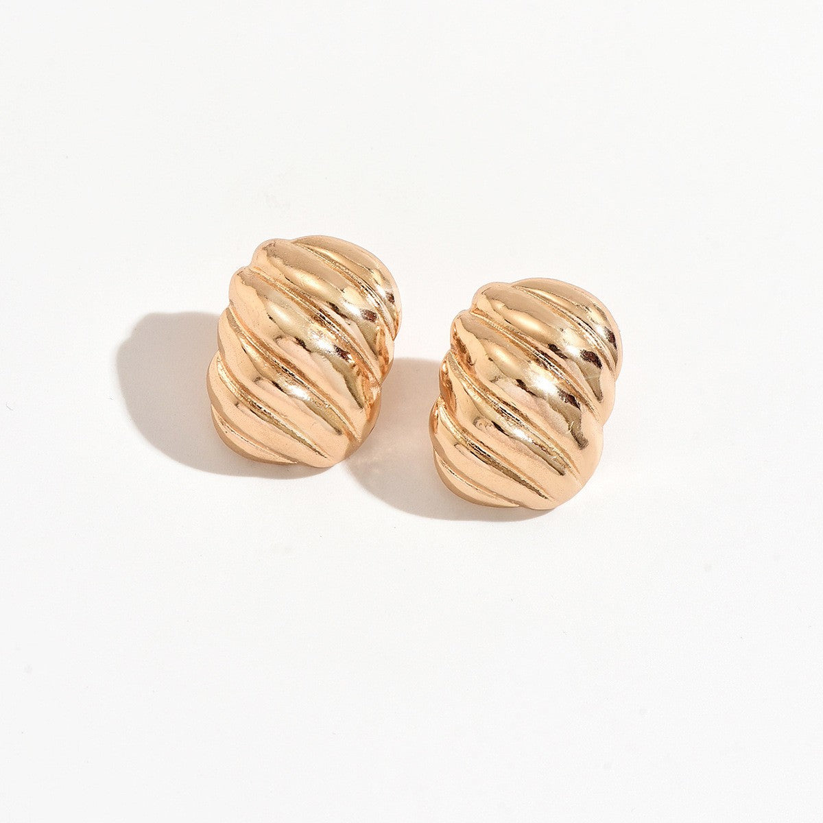 Classy Textured Floral & Geometric Earring Set