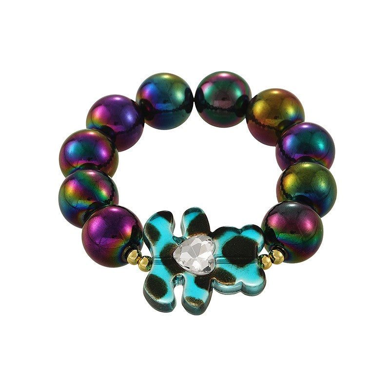 Playful Candy Resin Bear Bracelet