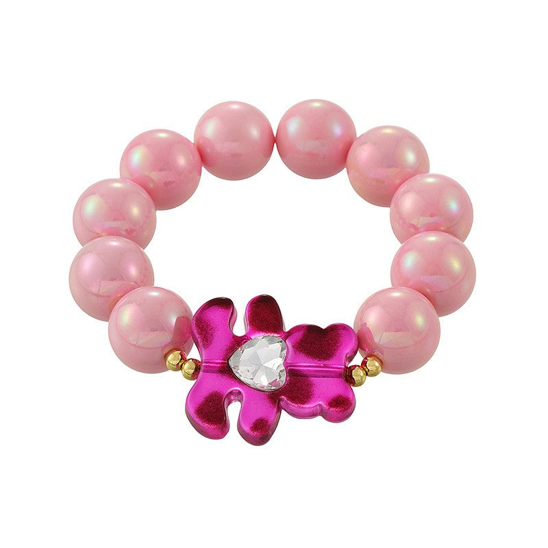 Playful Candy Resin Bear Bracelet