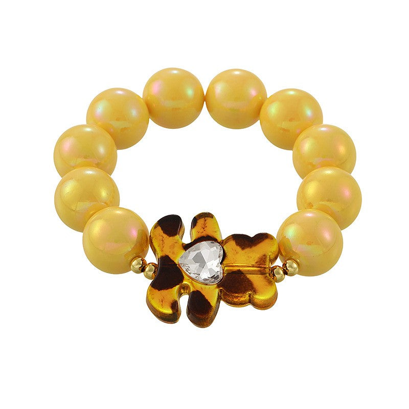 Playful Candy Resin Bear Bracelet