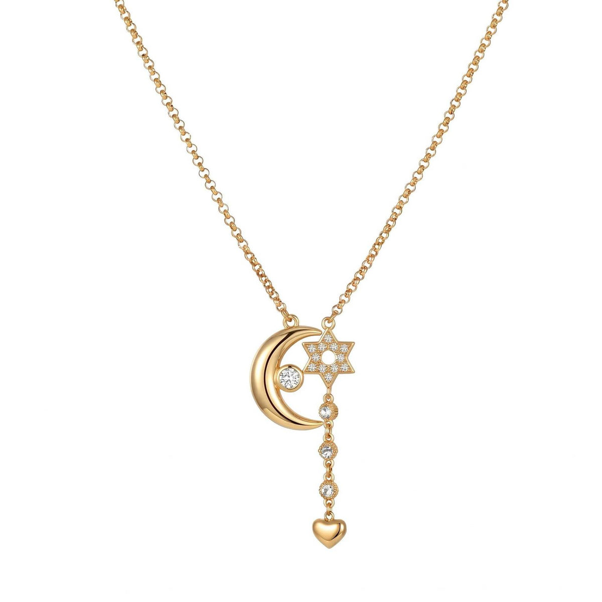 Dainty Zircon Cross Y-Necklace