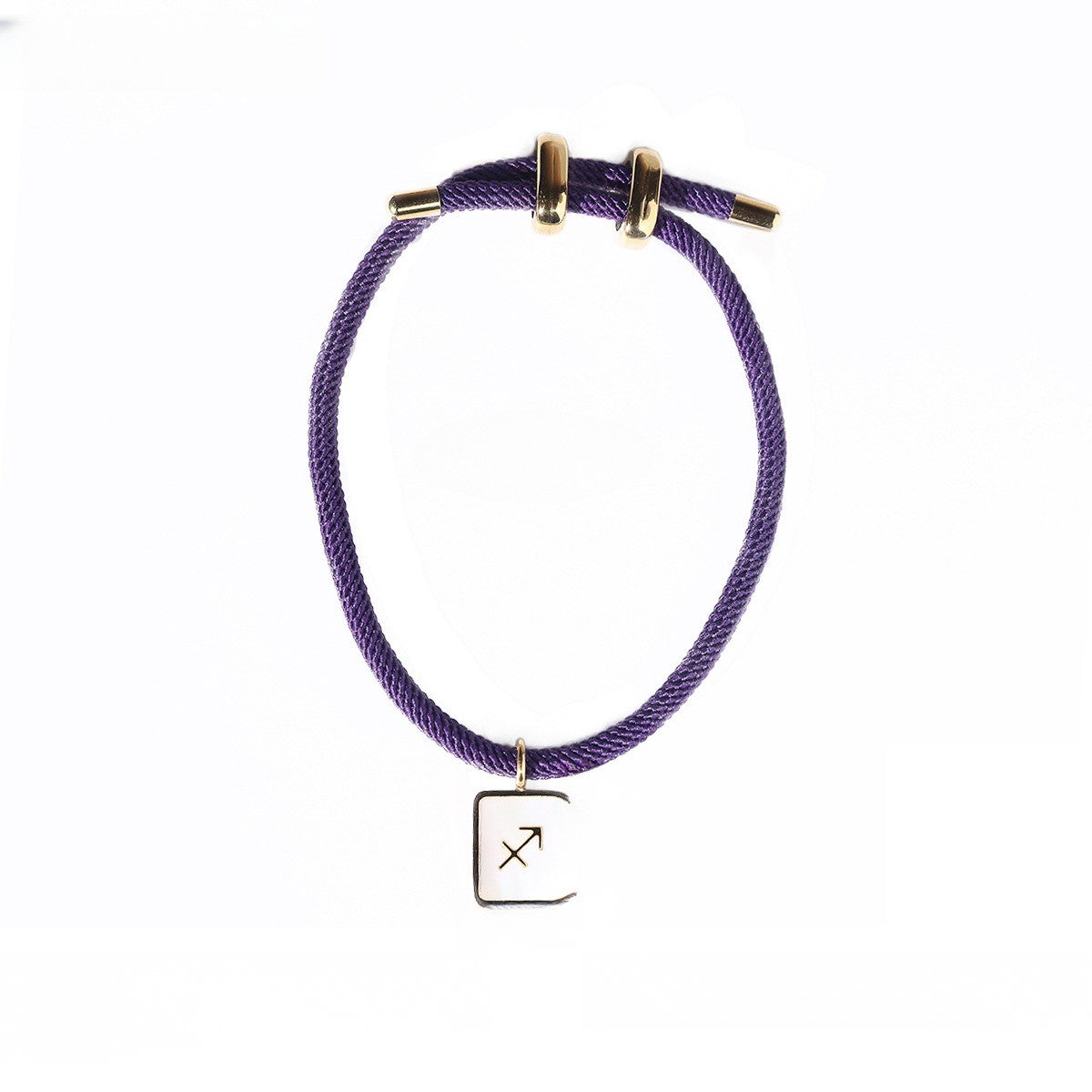 Vintage Woven Zodiac Charm Bracelet