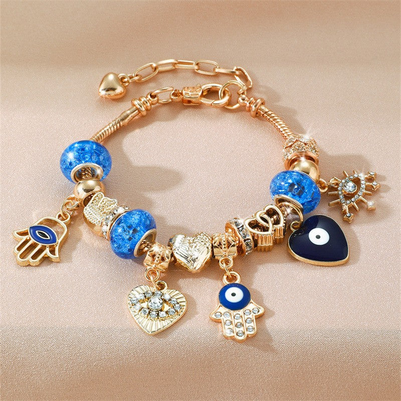 Boho Musical Instrument Charm Bracelet