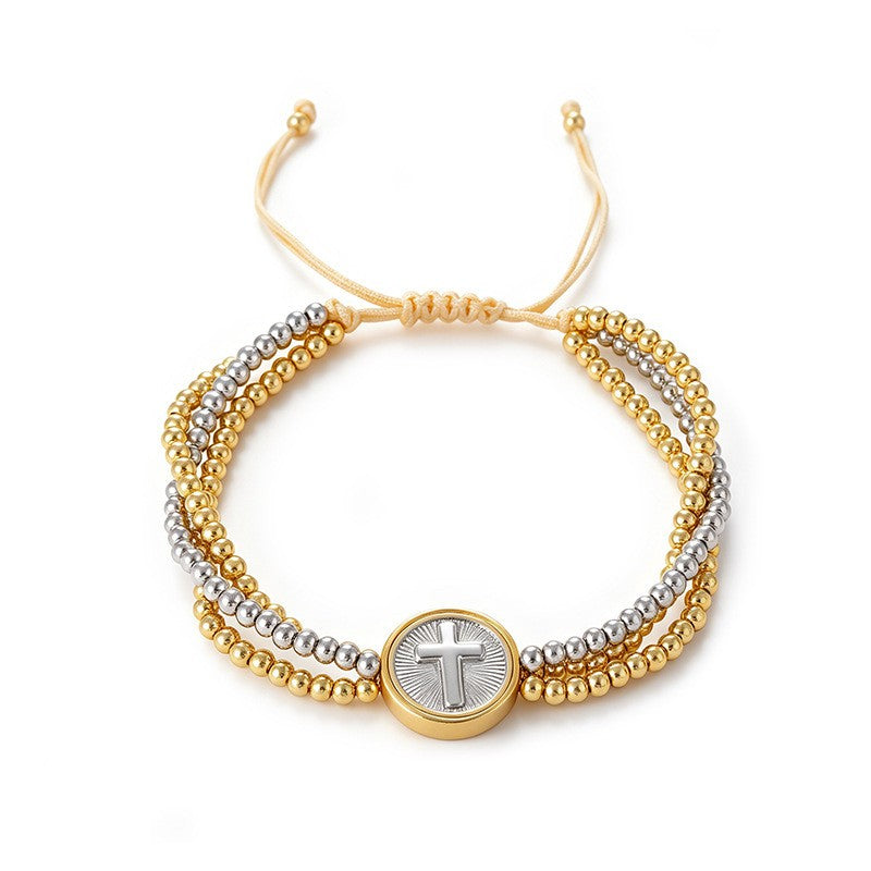 Boho Multi-Layer Beaded Charm Bracelet Set