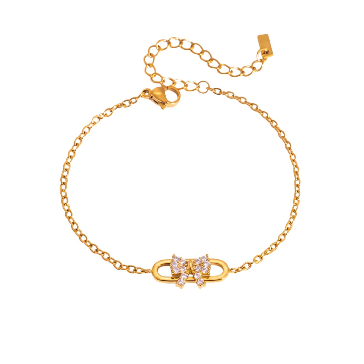 Dainty Heart Marquise Zircon Bracelet Set
