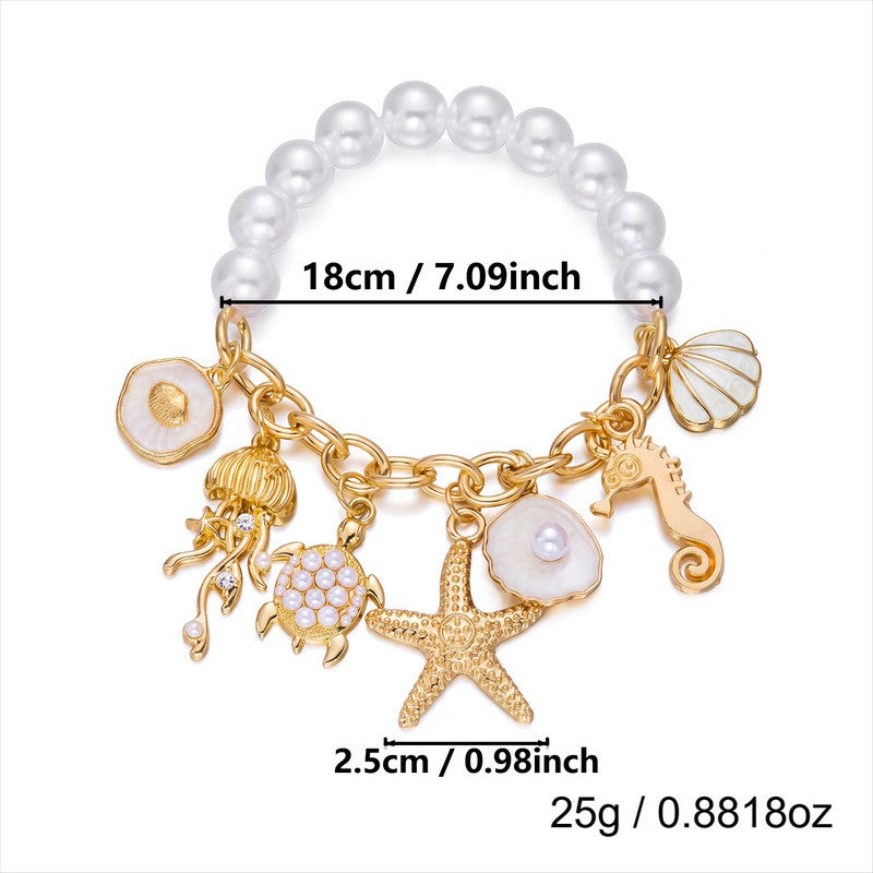 Dainty Ocean Charm Bracelet
