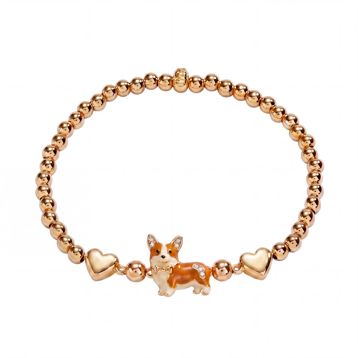 Dainty Enamel Animal Charm Bracelet