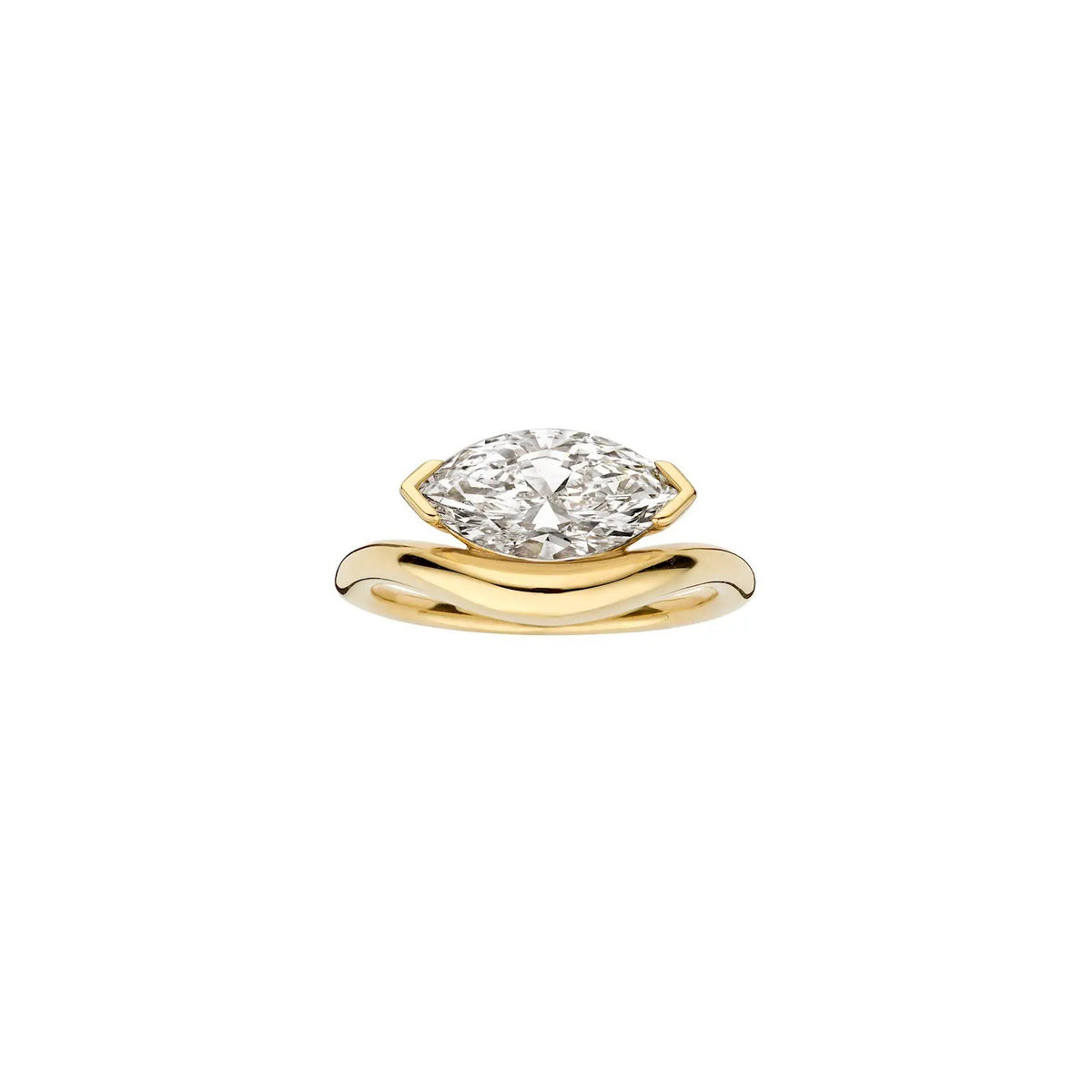 Classy Marquise Zirconia Open Ring