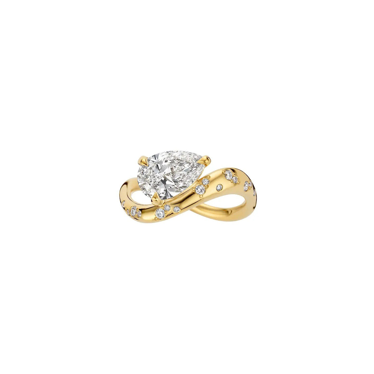 Classy Marquise Zirconia Open Ring