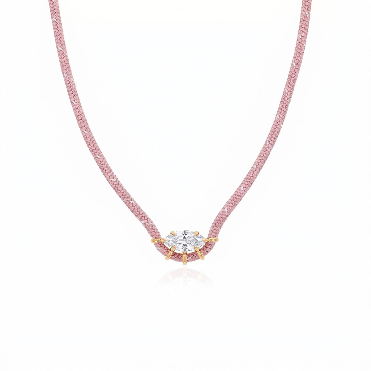 Dainty Pastel Cord & Snake Chain Bracelet Set