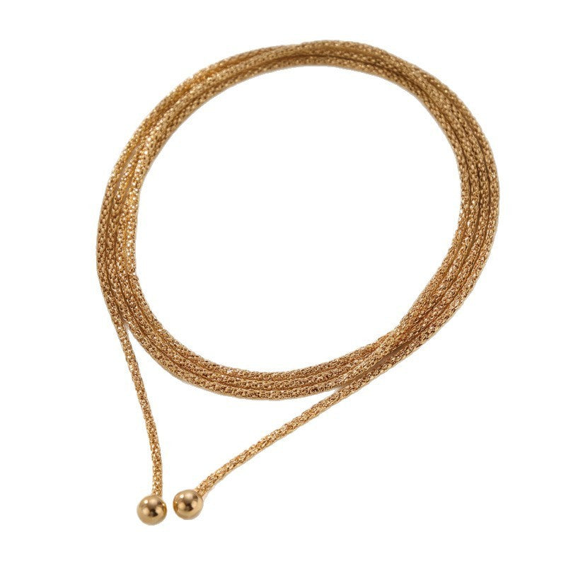 Classy French Vintage Beaded Y-Necklace