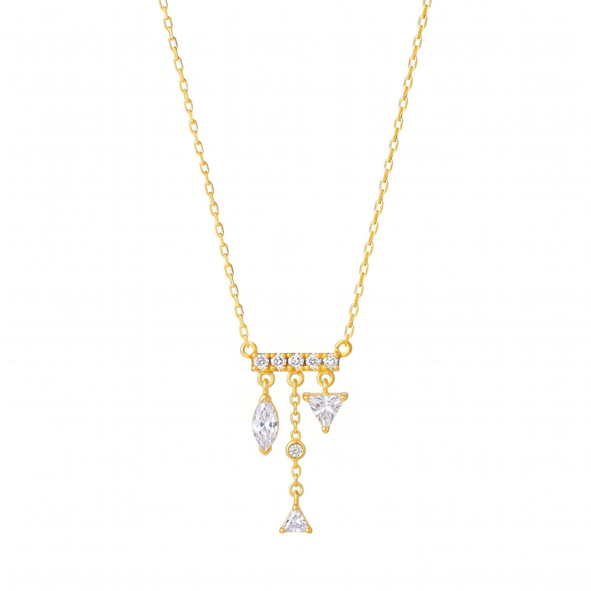 Dainty Layered Celestial Moon Star Necklace