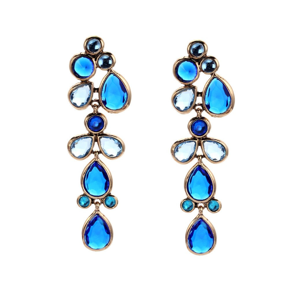 Elegant Layered Teardrop Dangle Earrings