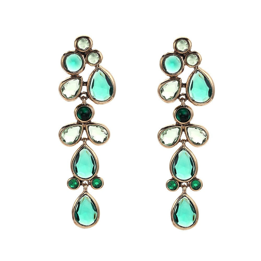 Elegant Layered Teardrop Dangle Earrings