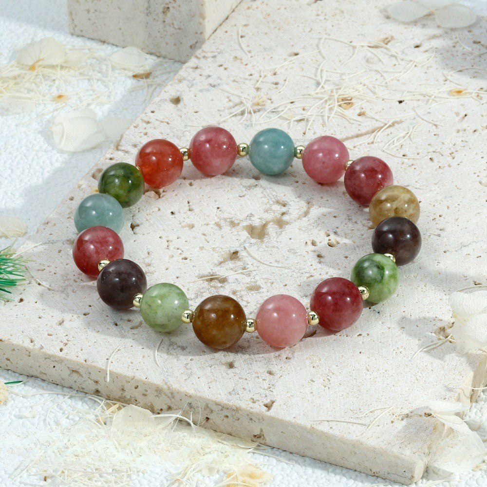 Boho Multicolor Geometric Stone Bracelet Stack